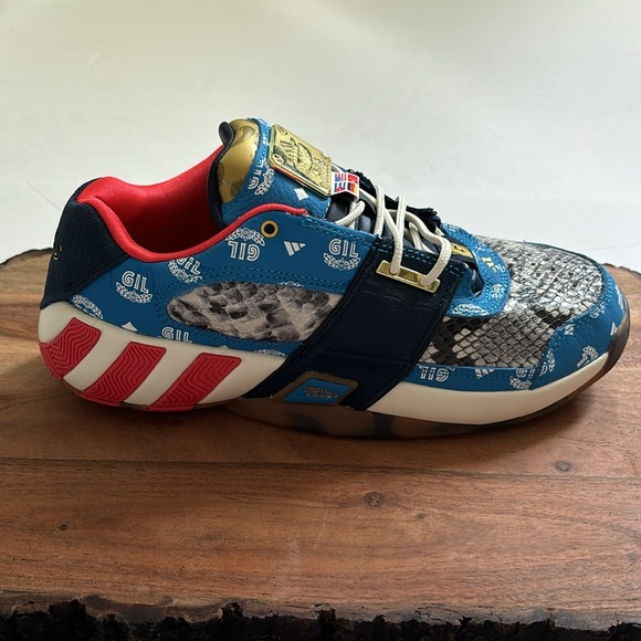 ADIDAS USA themed Agent Gil Restomod- Gilbert Arenas Basketball Shoes Men 8 Wm 9 - Picture 11 of 14